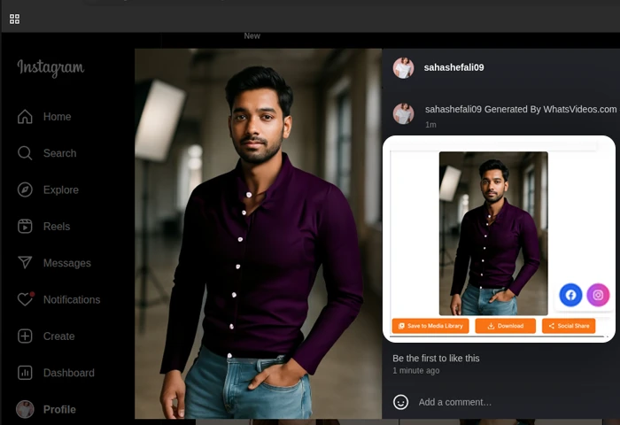 media library for all your creations